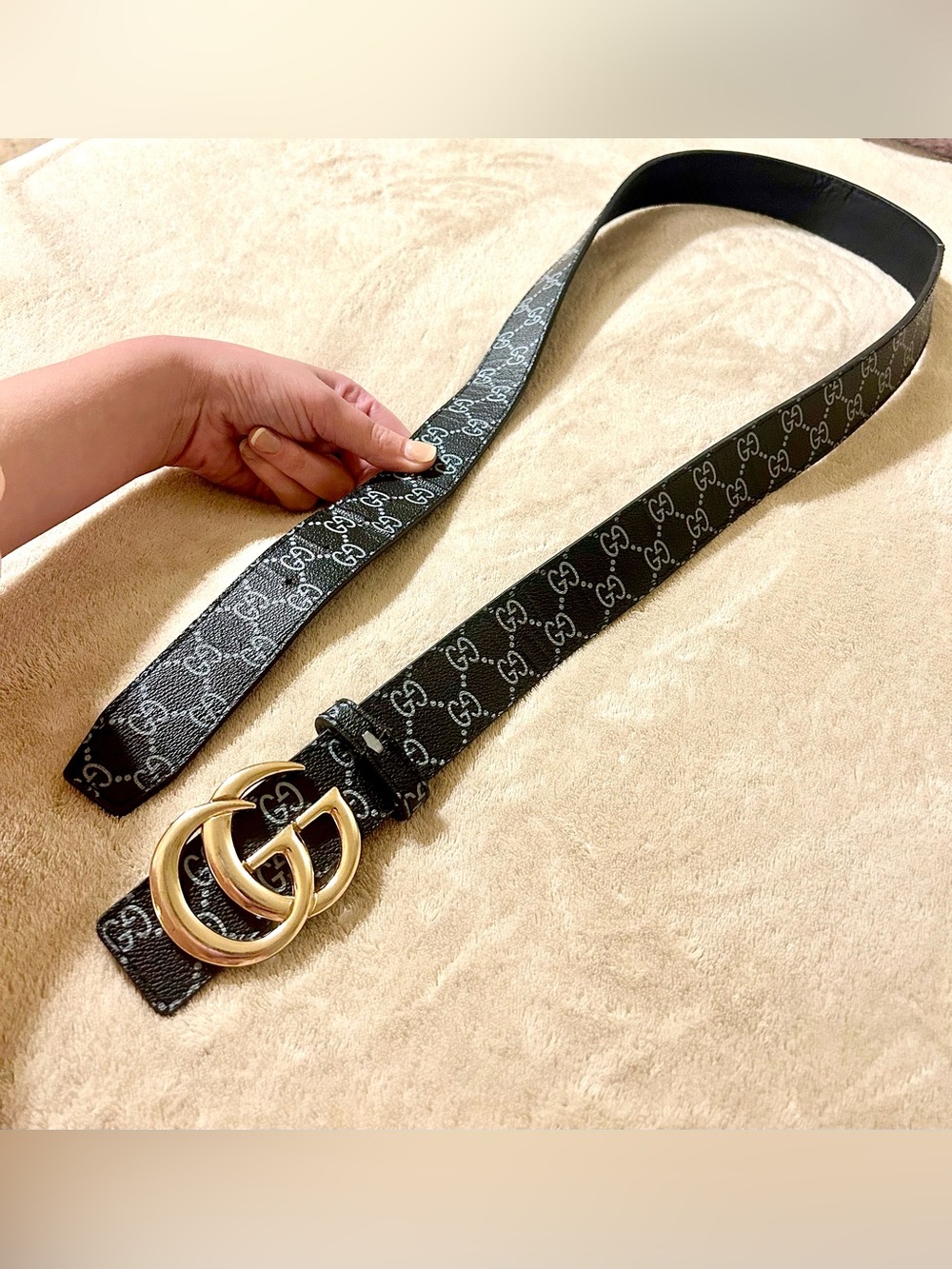 Gucci GG Marmont Black Belt - Picture 7 of 14